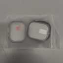 Misxi 2 Pack PC Case Built-in Tempered Glass Screen Protector Compatible with 49mm Apple Watch Ultra 3 (2025) / Ultra 2 / Ultra, Shockproof Protective Cover with Button for iWatch, 1 Black + 1 Transparent