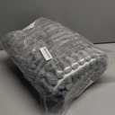 hyha Couch Covers for Dogs Washable, Non Slip Plush Dog Sofa Protectors, Fuzzy Pet Couch Covers for 3 Cushion Sofa Pet Friendly (Grey, 27.6" x 70.9")