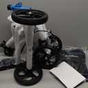 BlessReach Steerable Knee Scooter Deluxe Medical Scooter for Foot Injuries Compact Crutches, with Dual Rear on-Wheel Brake and Shock Absorption Under The Knee padBlue