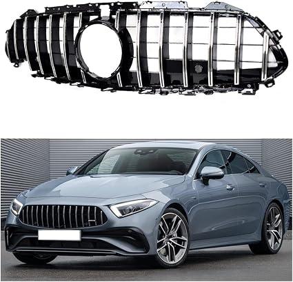 Car Front Grill for Mercedes CLS Class 2018-2023 Coupé 4 Portes C257 W257 CLS 350 CLS 53 AMG,Car Front Grilles Bumper Hood Grille Body Styling Accessories.
