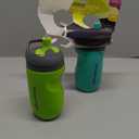 Tommee Tippee Insulated 9oz Sporty Spout Toddler Water Bottle, No Spill, Sippy Cups for Toddlers 1-3, Two-Piece Valve Helps Stop Spills, Green & Teal, BPA Free, Pack of 2