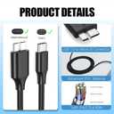 Micro B to USB C Hard Drive Cable, External Hard Drive Cord to USB C for Western Digital WD My Passport, Seagate, Toshiba Canvio, iPhone 15, PC, Mac, Samsung, LG, Moto, Pixel & Other USB-C Devices