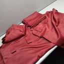 Burgundy Room Darkening Blackout Curtains 100% Polyester, 62 x 43 Inch