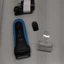 Braun Electric Series 3 Razor with Precision Trimmer, Rechargeable, Wet & Dry Foil Shaver for Men, Blue/Black, 4 Piece