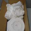 2 Packs Halloween Decorations Outdoor,Halloween Light Up Spooky Ghost Decor, Ghost Decor with Adjustable Height for Porches Yards Gardens Lawn, Easy to Assemble Ghost Decorations