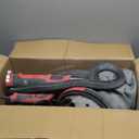 Drywall Sander, 2025 Upgraded 8-Amp Popcorn Ceiling Removal Tool with 7 Variable Speed 800-1800RPM, Drywall Sander with Vacuum Dust Collector with Extendable Handle, LED Light, 12pcs Sanding Discs,Red