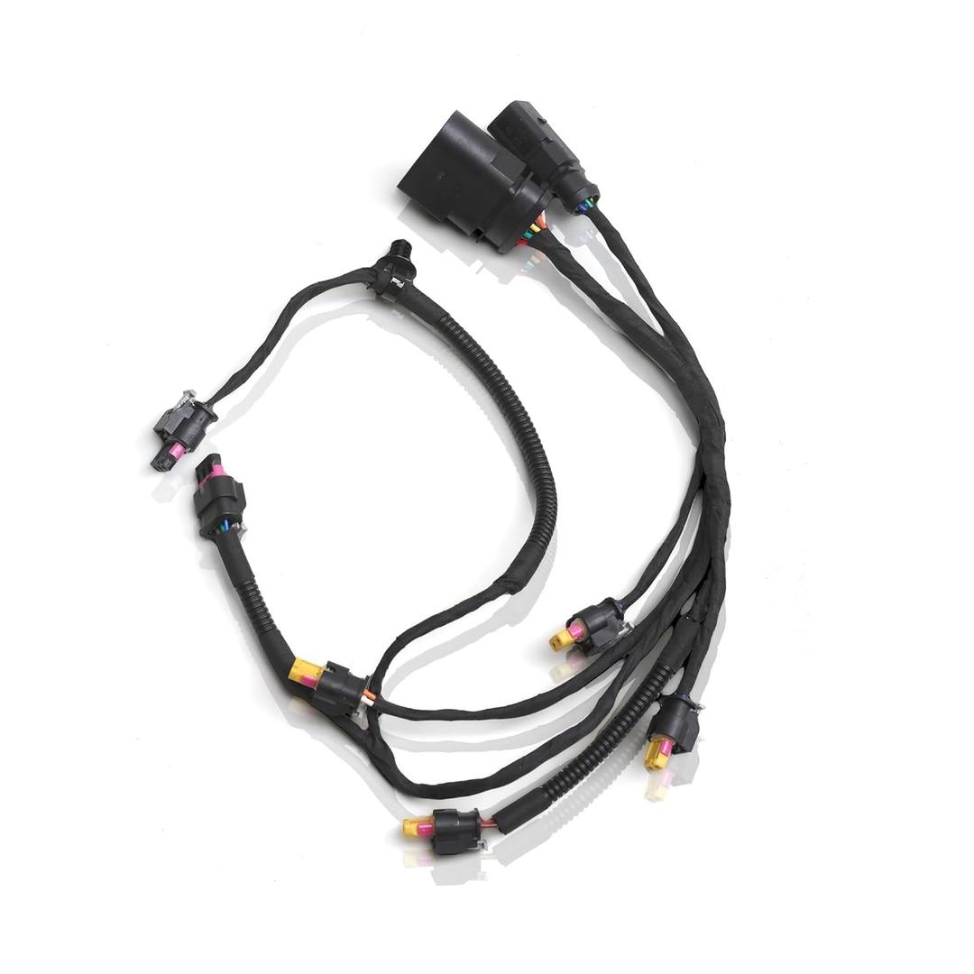 06J971082B 06J971082A Fuel Injector Wiring Harness 1.8T Compatible with Audi A3 S3 Q3 TT VW Golf Jetta Eos Skoda 06J971082D
