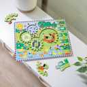 Melissa & Doug Wooden Animal Chase Jigsaw Spinning Gear Puzzle  24 Pieces Wooden Puzzle for Toddlers and Preschoolers, for Boys and Girls Ages 3+