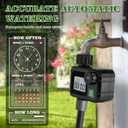 FREESEA Water Hose Timer Outdoor - Programmable Irrigation Controller with Manual Watering Rain Delay IP55 Waterproof for Faucet Lawn Yard