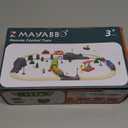 Battery Operated Train for Wooden Track, Electric Train Set Includes Remote Control Locomotive Train & Train Tunnel, Motorized Train Toy for Toddlers Compatible with Thomas, Brio, Chuggington