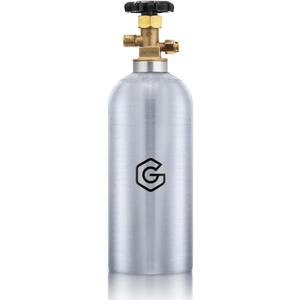 5lb Aluminum New CO2 Tank, DOT Approved Gas Cylinder with CGA 320 Valve for Kegerators and Draft Beer Dispensing