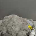 Anysay Heated Blanket Throw with 1/2/4/6/8 Hours Auto Off 10 Heat Level, 50'' * 60'' Cozy Faux Rabbit Fur Bubble Electric Blanket with Overheat Protection (Light Grey)