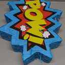 Comic Book Pop Piata for Birthday Party Colorful Piata with Stick, Blindfold, Confetti for Adults Birthday Baby Shower Party Supplies