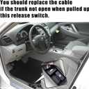Trunk Latch Cable Compatible for Toyota Camry 2007-2011 Latch Release Cable Connect with Trunk Switch Luggage Door Lock Control Cable