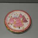 40Pcs 9 Inch Christmas Plates Merry Christmas Disposable Paper Plates Gold Foil Pink Xmas Tree Party Plates for Holiday Party Dinner Tableware Supplies Decor