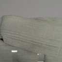 Sage Green Pinch Pleated Sheer Curtains 84 Inches Long for Living Room 2 Panels Set, Rustic Country Thick Linen Blend Light Filtering Window Drapes 40"W x 84"L with Back Tab Bedroom Viral Curtain 7 FT