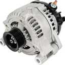 SCITOO Alternator Fits for Jeep for Wrangler 3.6L 2012-2018,for Jeep for Wrangler JK 3.6L 2018 12V 160Amp CCW 6-Groove Pulley 11584N 11584 421000-0810 68078950AA 68078950AB 90-29-5783