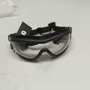 NAMSAN Dog Sunglasses Medium to Large Dog UV Transparent Goggles Windproof Anti-Dust Snowproof Pet Glasses with Elastic Straps, Clear