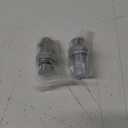 Push Button Latch for Perpendicular Door Configurations Latches for Boat Tool Box Push Close Latch Industrial Grade Lock for Glovebox Radio Box Marine Boat Applications (2PCS, Silver-1)