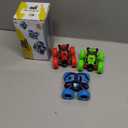 LODBY Monster Trucks Toys for Boys - Toddler Push and Go Truck Race Cars for Kids Party Favors Ages 2-4 3-5, Flip Stunt Car Toys for 2 3 4 5 6 Year Old Boy Birthday Gifts