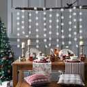 Snowflake-Snow White Christmas Party-Decoration Garland - 52ft Frozen Winter Wonderland Ornaments Hanging Paper Streamers,New Years Birthday Baby Shower Wedding Holiday Classroom Ceiling Decor Hugfond