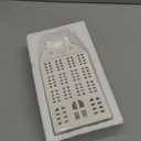 DN DECONATION Christmas Village House Decorations Lighted, Gold Ceramic House Decor, Christmas Town Building Figurines with Lights, Winter Decor for Table Centerpiece Xmas Gifts (set of 1)