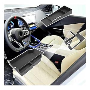 SXCY [3PCS Tray for 2025 2026 BMW X3 Center Console Tray+Armrest Privacy Organizer+Dashboard Organizer for 2025 2026 BMW X3 Accessories X3 Console Organizer
