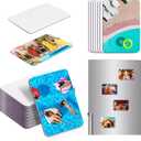 60 Pcs Sublimation Magnets Blank 3.5 x 2.3 Inch Personalized Fridge Refrigerator Magnets Blanks DIY Sublimation Refrigerator Magnet Bulk Soft Magnetic for Kitchen Decorative Fridge Magnets