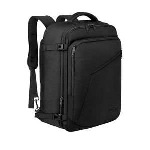 MATEIN Carry on Backpack, Extra Large Travel Backpack Expandable Airplane Approved Weekender Bag for Men and Women, Water Resistant Lightweight Daypack for Flight 40L, Black