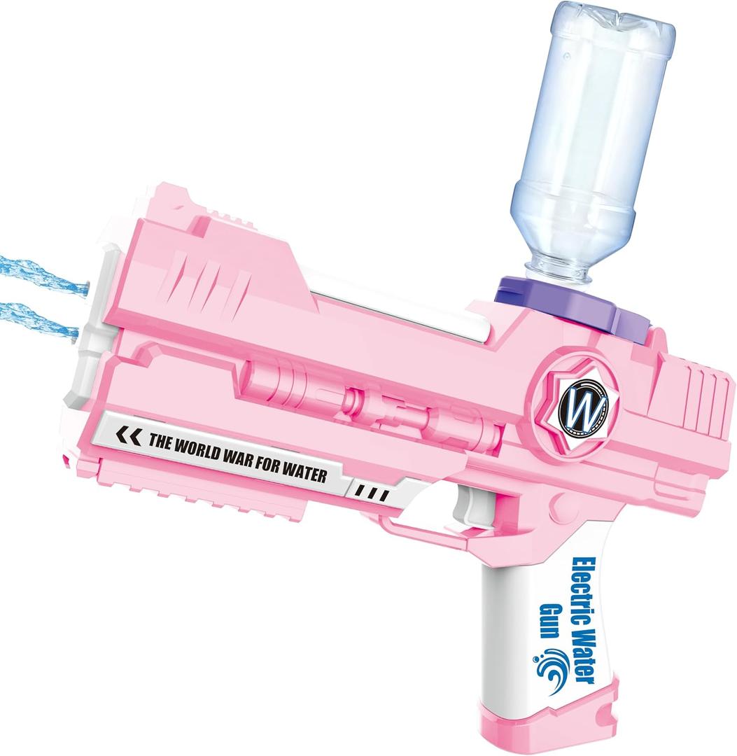 Electric Water Gun, Ultimate Battle Blaster Water Guns with Dual Nozzles High Capacity Automatic Squirt Gun Summer Outdoor Beach Swimming Pool Party Toy for Adults and Kids