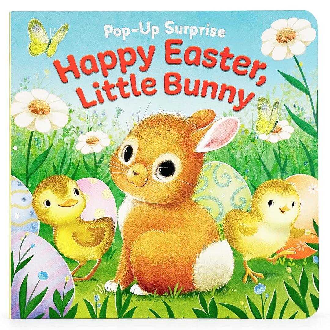 Happy Easter, Little Bunny Lift-a-Flap & Pop-Up Surprise Children's Board Book, Ages 2-6