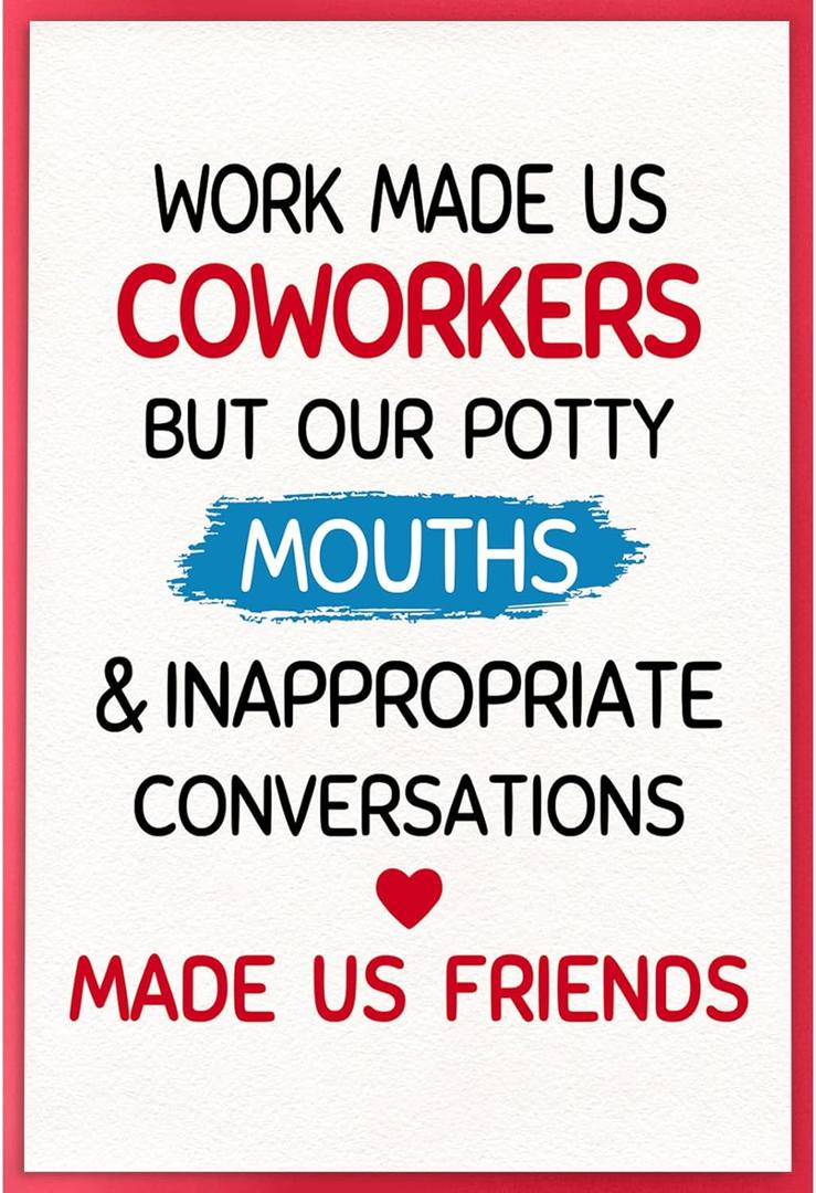 3 x Funny Farewell Card & Gifts for Coworkers or Friends, Goodbye Card & Gifts for Coworkers, Coworker Leaving Gift for Men or Women, Going Away Card