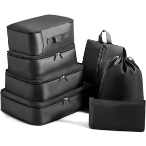 7 Set Packing Cubes Luggage Packing Organizers for Travel Accessories Luggage Carry On Suitcase