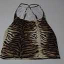 Sexy Leopard Print Sleeveless Bodycon Going Out Cheetah Print Dress Summer Mini Dress Tiger Print Dress L
