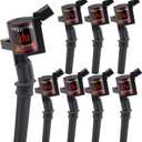 Set of 8 Ignition Coil Pack Compatible With Ford F150 F250 Explorer Lincoln Mercury 4.6L 5.4L V8 V10, Upgraded Coil Pack Compatible with DG508 DG457 DG472, Black