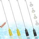 WH16X26912 WH16X26913 Suspension Rod, Washing Machine Suspension Rod (4PCS), for GE GTW750CPL1DG GTW750CSL1WS GTW755CPM0DG GTW755CPM1DG GTW755CSM0WS GTW755CSM1WS GTW750CSL0DG