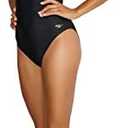 Speedo Women's Swimsuit One Piece High Neck Tie Back, Size 14
