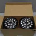 KINGBO Black Light Bulbs, 2 Pack 36W LED Blacklight Bulbs E26 PAR38 Glow in The Dark, UV Black Bulb 395nm LEDs for Blacklight Party, Art, Holiday Decorations, Acrylic Pouring Light