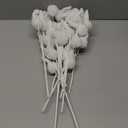 Zeyune 12 Pcs Large Easter Decorations Tree Picks Ornaments 16'' Pink Bunny Ear Carrots Picks Rabbit Ornaments for Easter Tree Home Office Spring Party Vase Decor(Bunny)