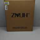 ZMJH 236 Bidet Toilet Seat, Elongated Smart Unlimited Warm Water, Vortex Wash, Electronic Heated, Warm Air Dryer, Rear and Front Wash, LED Light, Need Electricity, White (Elongated)