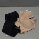 Momcozy Nursing Bras for Breastfeeding, YN21 Seamless Ultra Comfort Maternity Bra, Natural Shape, Pregnancy Sleep Bralette (X-Large, 2 Pack-black,beige)