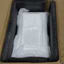 8 Inch Rectangular Appetizer Plates, Ceramic Dessert Plates, Salad Plates Set, Small White Serving Plates for Salad, Appetizer, Snack, Sushi, Microwave, Oven, Dishwasher Safe, Set of 8