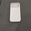 ORNARTO Compatible with iPhone 17 Pro Case 6.3", Slim Liquid Silicone 4 Layers Full Covered Soft Gel Rubber Shockproof Cover, Protective Phone Case for iPhone 17 Pro-White