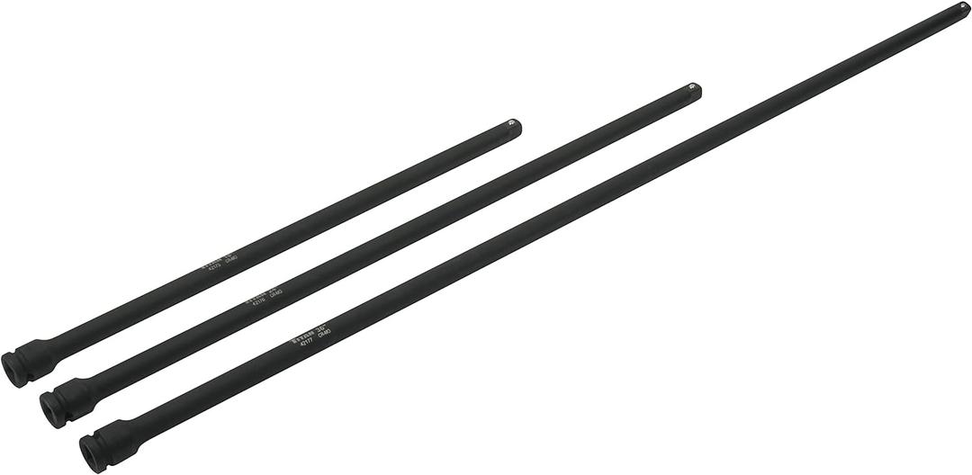 Titan 42173 3-Piece 1/2-Inch Drive Extra Long Impact Extension Set, Includes 18-Inch, 24-Inch, 36-Inch Extensions