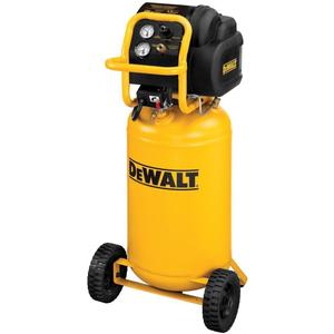 DEWALT Vertical Portable Compressor, 1.9 Hp 200 Psi Oil Free High Pressure Low Noise (D55168)