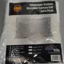 4 Pack 100% Brushed Microfiber Pillow Protector Shams (White, Standard)