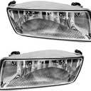 Driving Fog Lights Lamps Replacement for 2006 2007 2008 2009 2010 Ford Explorer With H10 12V 42W Halogen Bulbs ​(Clear Lens)