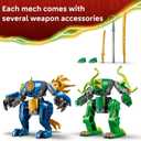 LEGO NINJAGO Jay's Dragon Mech Fight Building Toy - Pretend Play Set for Boys & Girls, Ages 4+ - Includes 2 Minifigures - Gifts for Birthdays - 71853
