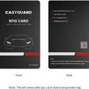 EASYGUARD EC004 Smart RFID Push Engine Start Button kit & Keyless Go System Upgrade Key Start to Push Start Cars Fits for Most DC12V Cars