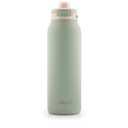 Ello Pop & Fill 32oz Stainless Steel Water Bottle with Quick Fill Technology, Double Walled and Vacuum Insulated Metal, Leak Proof Locking Lid, Sip and Chug, Reusable, BPA Free, Pistachio